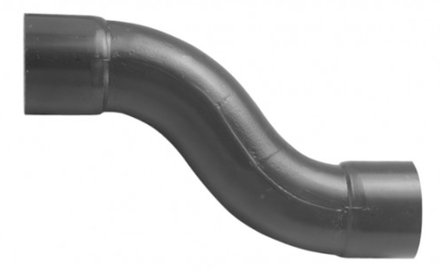 PVC-U S-bocht