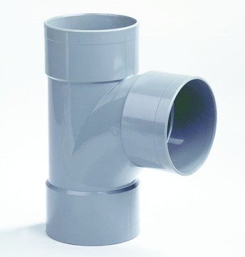 MB930516016 PVC Str.T 160 3xlv 90gr grijs